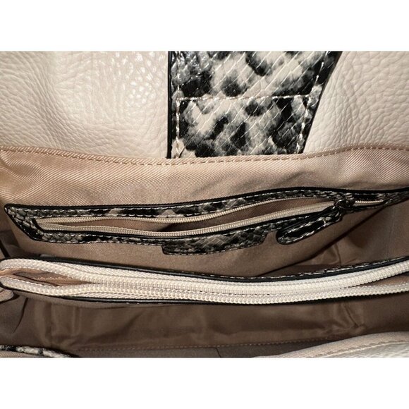Dana Buchman Purse Snake Animal Print Trim Faux Leather - Picture 9 of 16